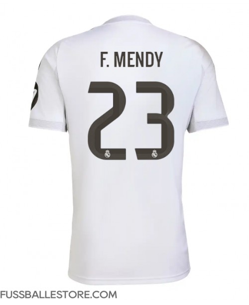 Günstige Real Madrid Ferland Mendy #23 Heimtrikot 2025-26 Kurzarm Günstige Real Madrid Ferland Mendy #23 Heimtrikot 2025-26 Kurzarm